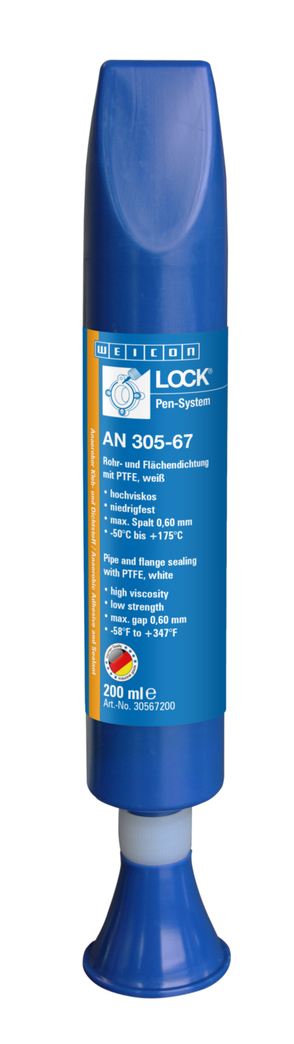 WEICON螺纹锁固胶 AN 305-67 | with PTFE, low viscosity