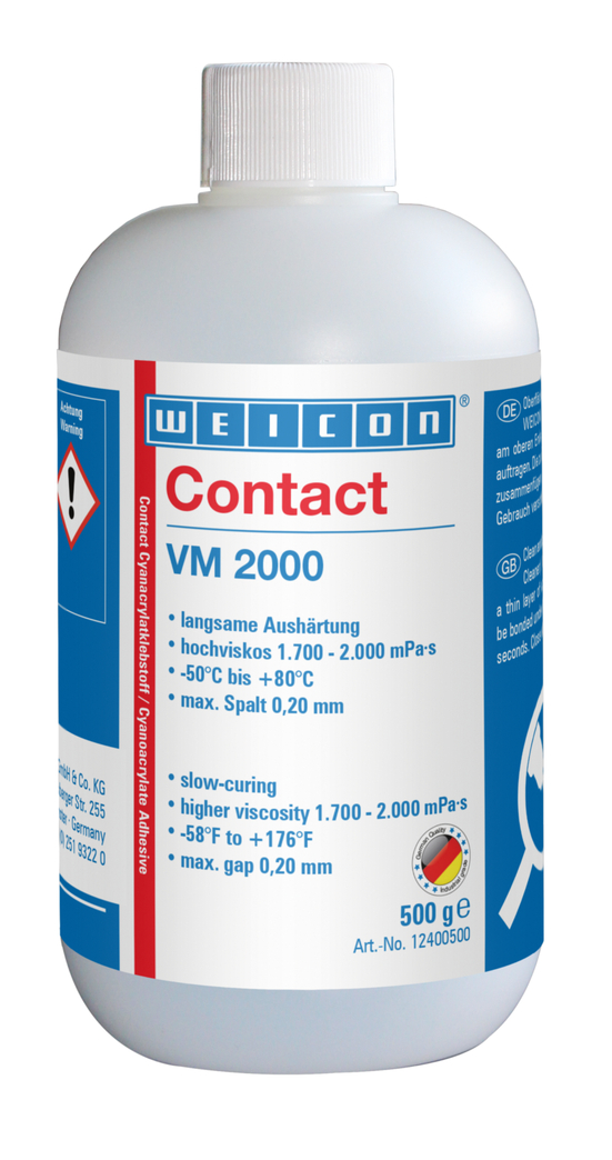 瞬间胶 VM 2000 氰基丙烯酸酯粘合剂 | instant adhesive with high viscosity for metal