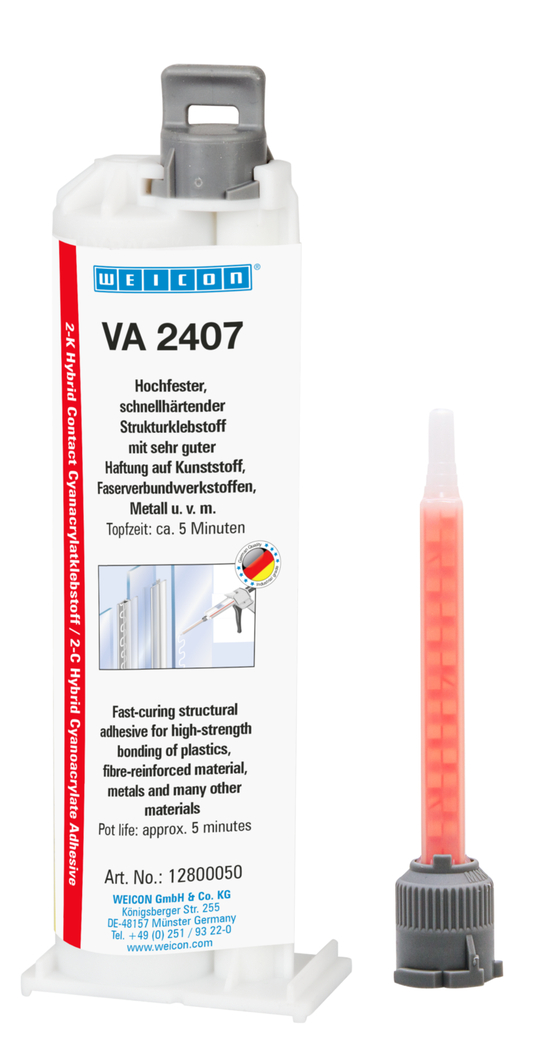 瞬间胶 VA 2407 氰基丙烯酸酯粘合剂 | two-component cyanoacrylate, high gap bridging